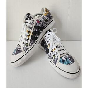 Adidas Originals Disney Pixar x Nizza Men’s Size 11.5 White Black Comics GX0994